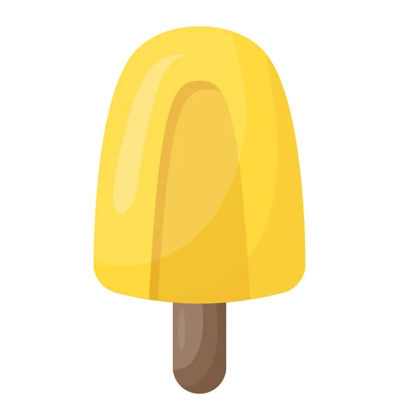 Berömd Isglass Popsicle Att Döda Somrar Värme — Stock vektor