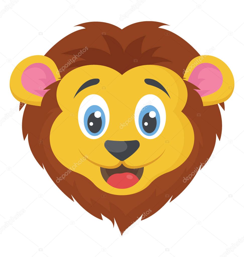 Free Free 329 Cartoon Lion Face Svg SVG PNG EPS DXF File