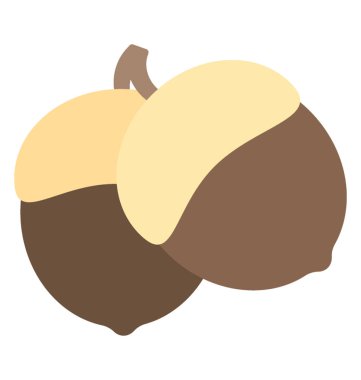 Fındık ve yabani meyve. Sonbaharda yabani meyve. 