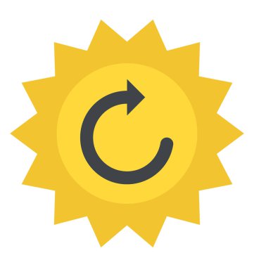 Yenileme ile güneş yenilenebilir güneş enerjisi simgeleyen şarkı