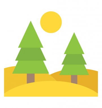 Doğa ve yeşil taze bir görünüm 