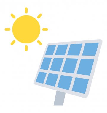 Güneş pili güneş enerji dönüşüm kavramı ile 