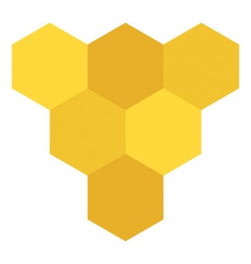 Arılar petek küçük bir parça