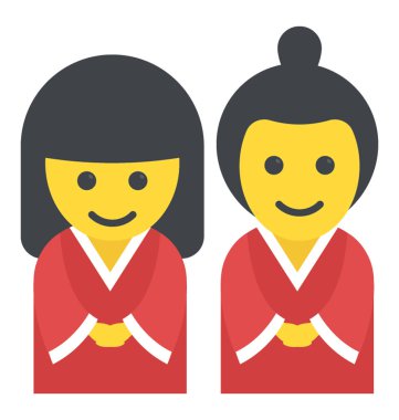 Japon bebek geleneksel Japon el sanatları vardır