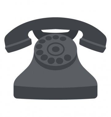 Telefonla sohbet, kişi düz tasarım simgesi