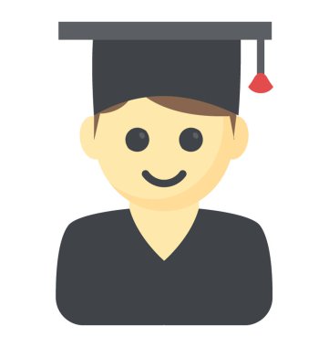 Kafasına kolej mezunu kişidir 