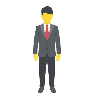 Bir adamla iş kıyafetleri 