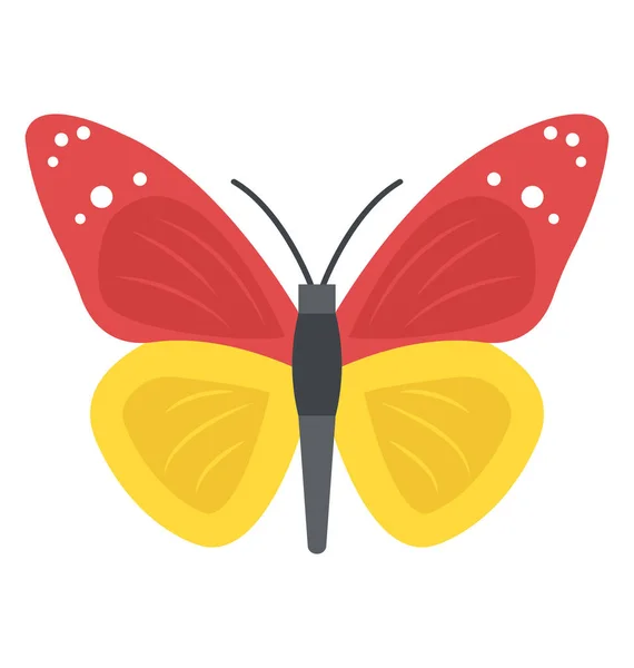 Прекрасная Весенняя Бабочка Насекомого — стоковый вектор