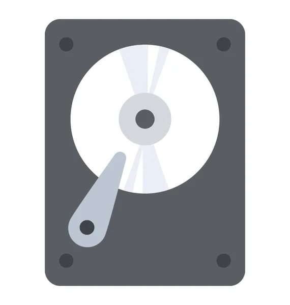 Festplatte Als Speicherlaufwerk — Stockvektor