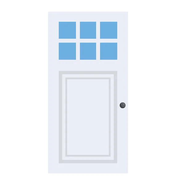 Дизайн Показывающий Вход Выход Дверь — стоковый вектор