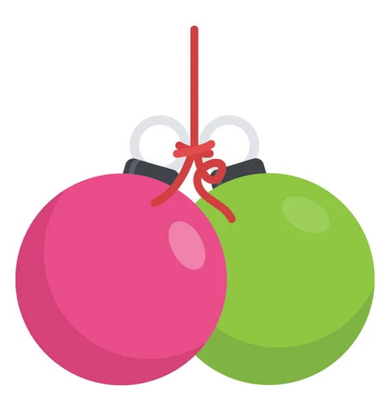 Balle Boule Pour Les Décorations Noël — Image vectorielle