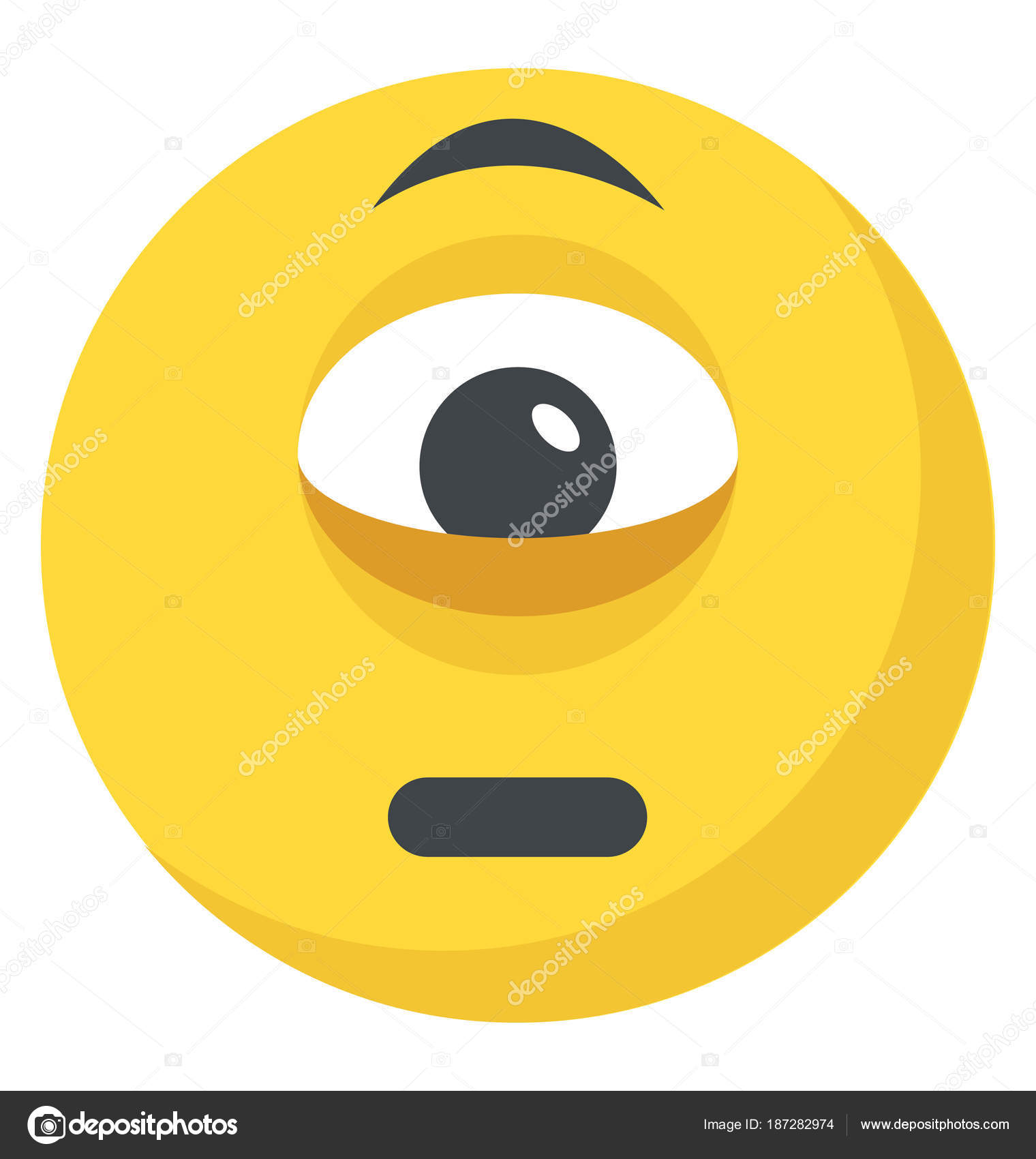 Visage Åil Cyclope Emoji — Image vectorielle vectorspoint © Visage Åil Cyclope Emoji — Image vectorielle
