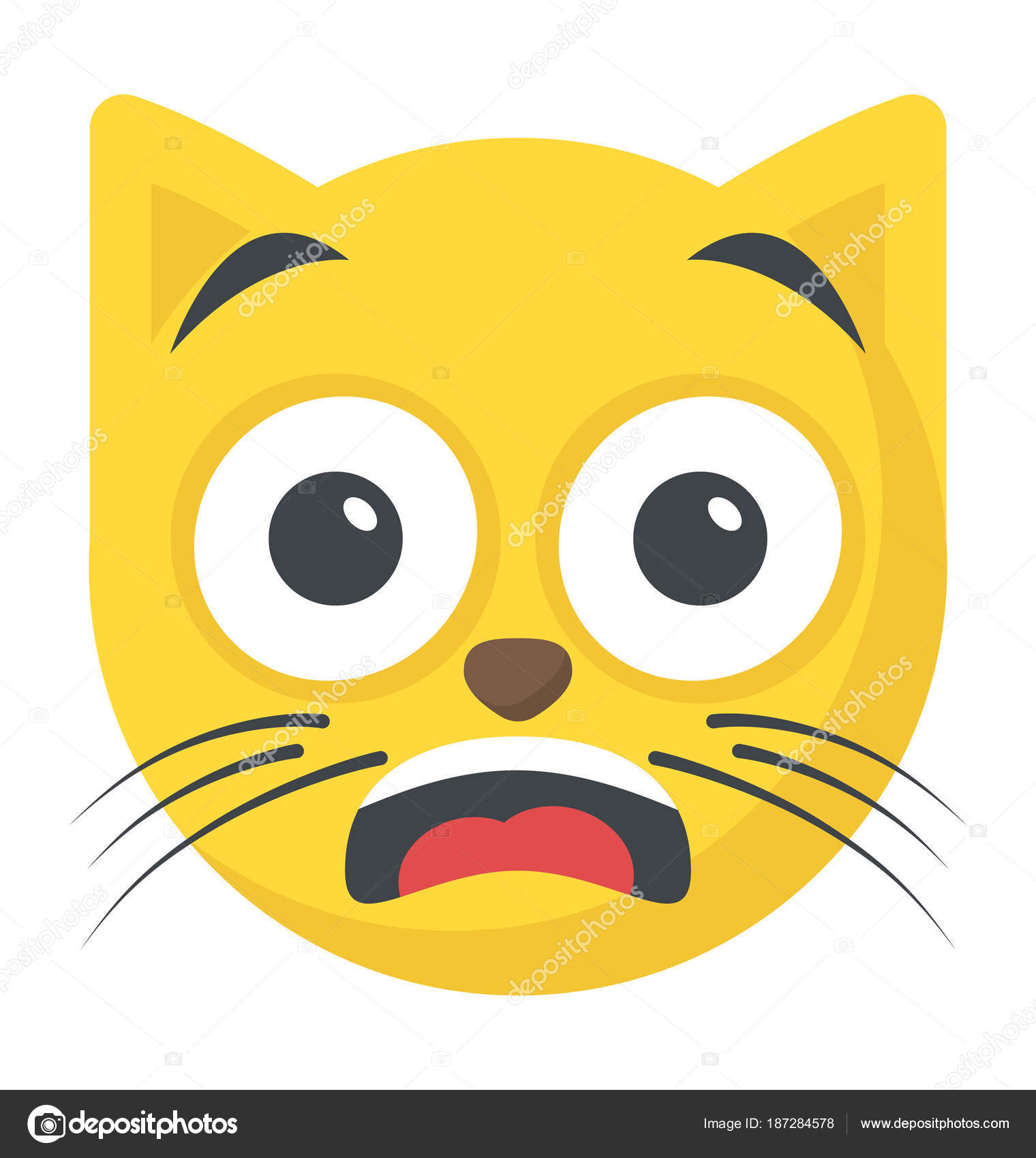 Animated Cat Angry Face Emoji Angry Emot, Stock Video