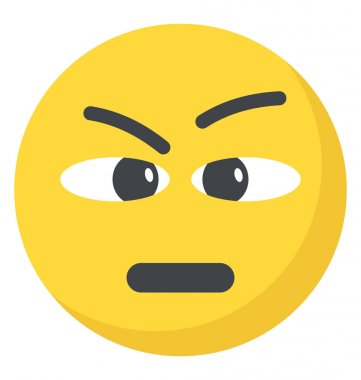 Papatyanın yüzünü temsil eden Emoji