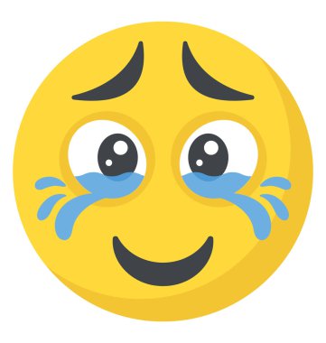 Gülen gözyaşları ile gülüyor, gülüyor