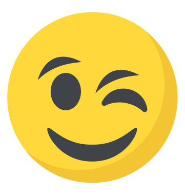 Neşeli ifade yoluyla ifade simgesi