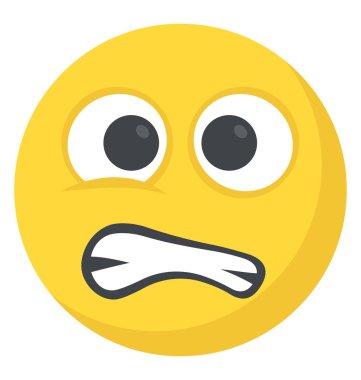 Rahatsız, ifade gösteren bir ifade