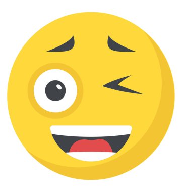 Neşeli ifade yoluyla ifade simgesi