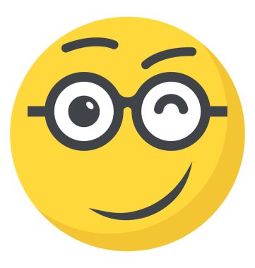 Neşeli ifade yoluyla ifade simgesi