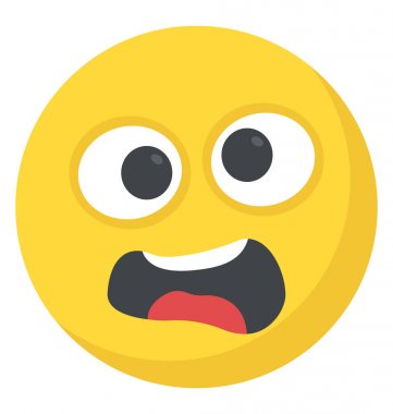 Üzgün yüz gülen düz simgesi tasarım