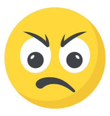 Rahatsız, ifade gösteren bir ifade