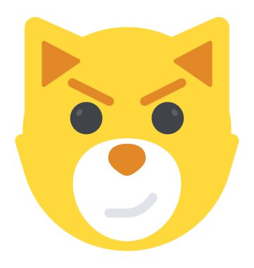 Smiley ifade üzgün olmak bir ayı yüz