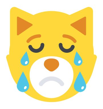 Gülen ağlayan olmak ifade bir ayı yüz