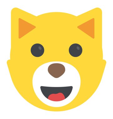 Smiley ifade mutlu olmak bir ayı yüz