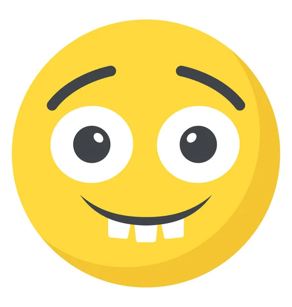 Emoticon Que Descreve Expressão Ser Nerd — Vetor de Stock