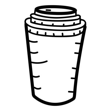 Moda el çizimi tarzında içki vektörünü kaldır 