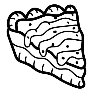 Pasta dilimleri üzerine serpiştirilmiş şeker yemek endüstrisi için en iyisi. 