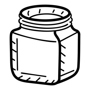 Paket servisi, içecek, ferahlatıcı, smoothie, pipet, teneke, meyve suyu, içecek, likör, ikon, çizim, skeç 