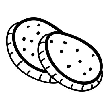 İçinde patatesi son moda el çizimi vektörüyle tasvir eden lifli bir sebze. 