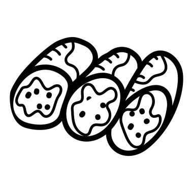 Pide ekmeği doldurmak Shawarmas ve yol kenarı yemeklerini gösteriyor.