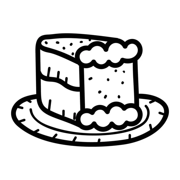Pastelería Salada Dulce Vector Dibujado Mano Alimentos Panadería — Vector de stock