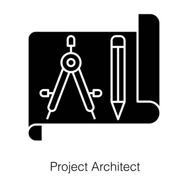 Çizim araçları, proje modelinin kabartma tasarımı simgesi