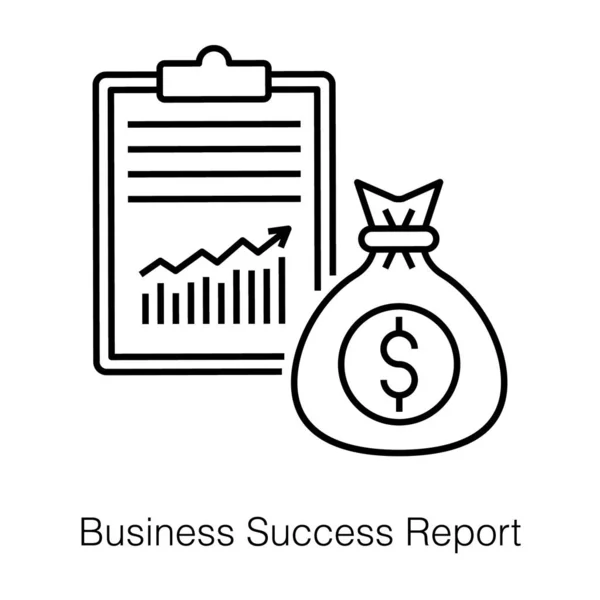 Dokument Jako Audit Ikona Sestavy Obchodních Úspěchů Návrhu Řádku — Stockový vektor