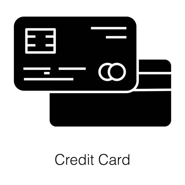 Inteligentne Karty Bankowe Cyfrowych Bezpiecznych Transakcji Ikona Kart Kredytowych — Wektor stockowy