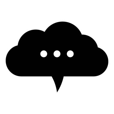 Sohbet etme konsepti, rüya kabarcığı katı simge vektörü 