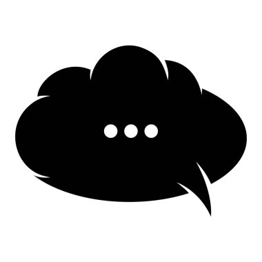 Sohbet etme konsepti, rüya kabarcığı katı simge vektörü 