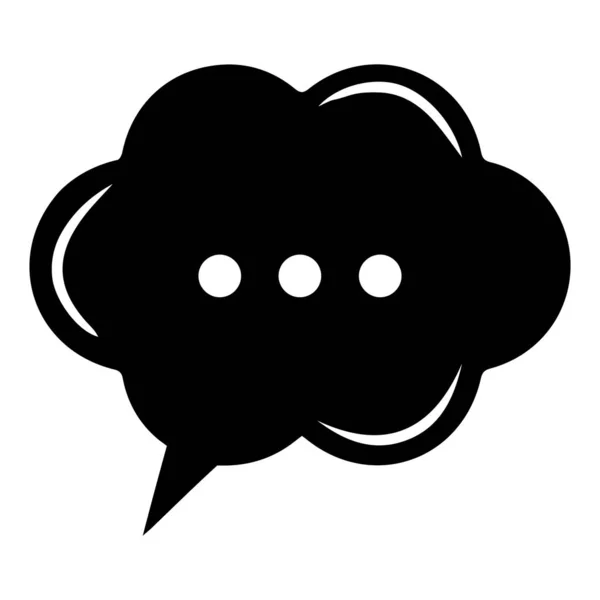 Umwandlungskonzept Für Sprachwolken Gedankenblasensymbol Glyphen Design — Stockvektor