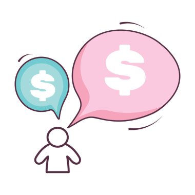 İş sırasında iş sohbeti, modaya uygun düz tarzda mali sohbet 