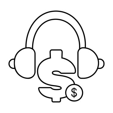 İş desteği, iş kullanımı için en iyi satır düzenlenebilir simge 