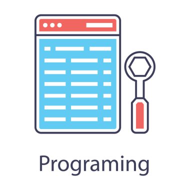 Düz tasarım programlama kavramı 