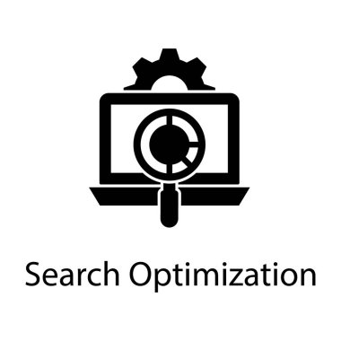 Seo web tamir kavramı, sağlam tasarım için arama optimizasyon simgesi 
