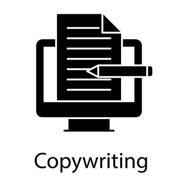 Makaleler ve günlük konsepti yazılıyor, somut simge biçiminde kopyalama vektörü 