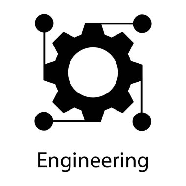 Seo ayarı, katı tasarım mühendislik simgesi 