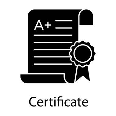 Başarı belgesi, sağlam tasarım sertifika simgesi 