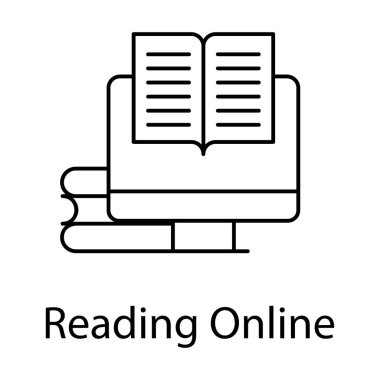 Öğrenci çalışma zamanı, çevrimiçi okuma simgesi biçimi 