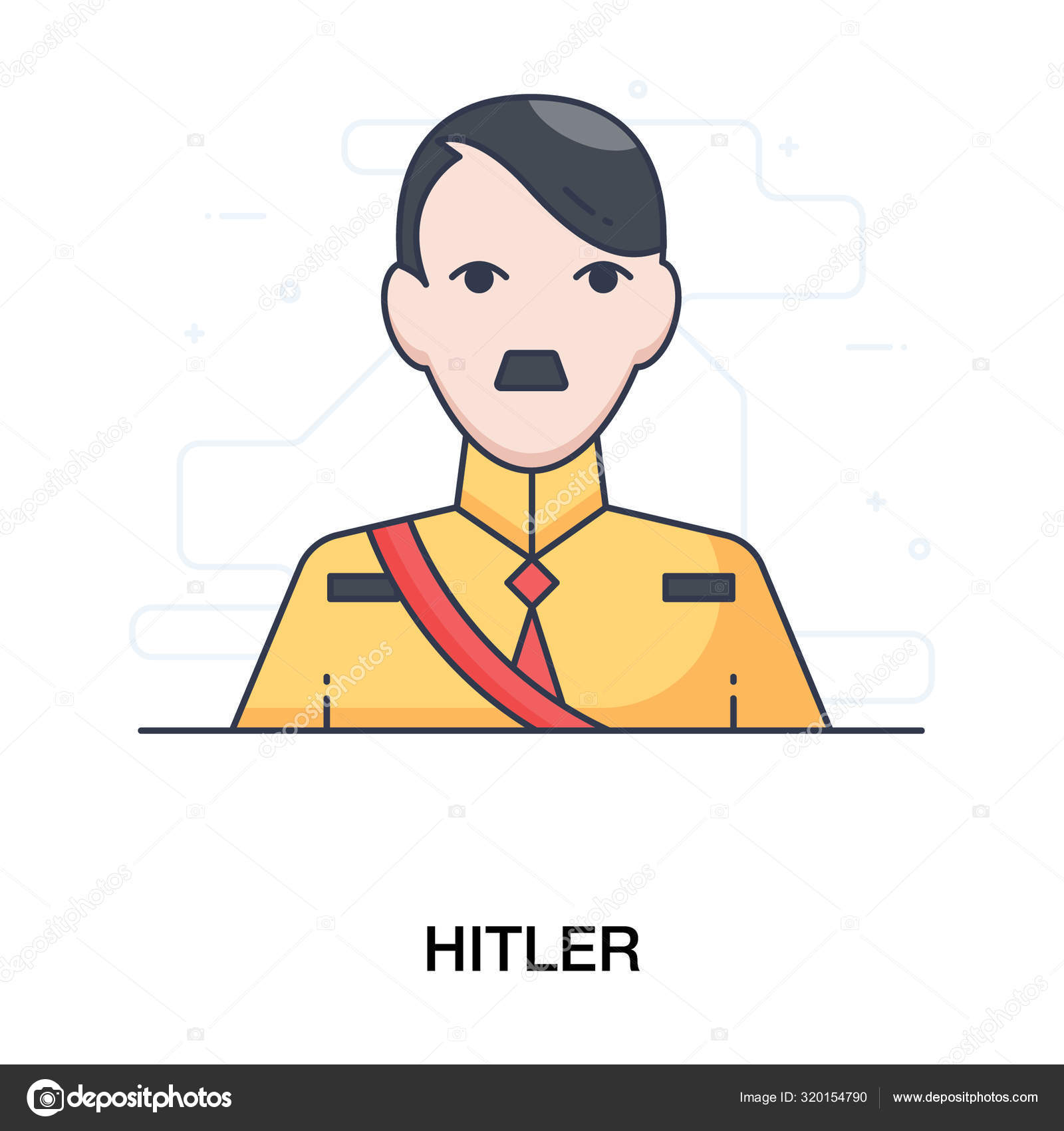 Adolf hitler imágenes de stock de arte vectorial | Depositphotos